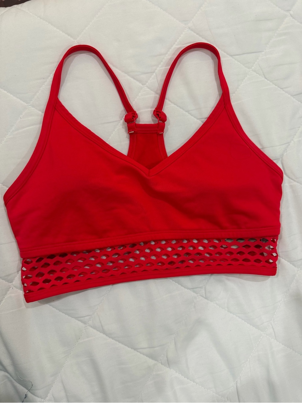PINK Victoria’s Secret red sport bra ballet size M